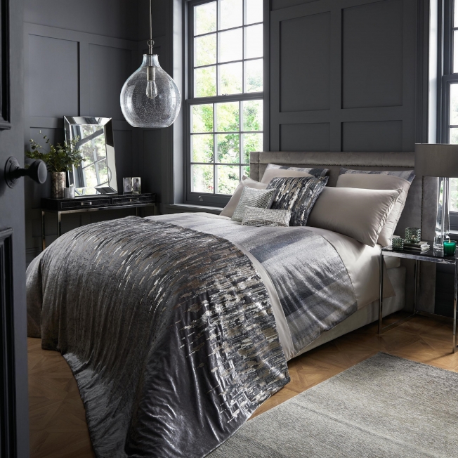 Kylie Minogue Bedding Alexa Gold White Astor Amethyst Duo Oyster